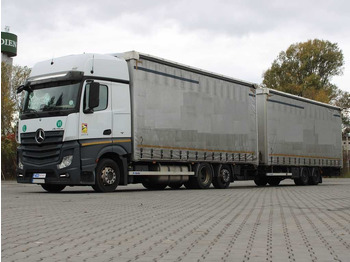 侧帘卡车 MERCEDES-BENZ Actros 2542