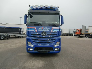 木材运输车, 起重车 Mercedes-Benz Actros 2653 6x4 Holz Palfinger Kabinenkran：图2