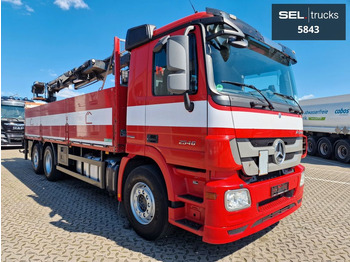 起重车, 栏板式/ 平板卡车 Mercedes-Benz Actros 2546 / HIAB 166K / ADC 4,1t / Lenkachse Mercedes-Benz Actros 2546 / HIAB 166K / ADC 4,1t / Lenkachse：图3