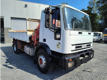 翻斗车, 起重车 Iveco Eurotech 190 E27 - TIPPER + CRANE FASSI - 350 250KM：图3