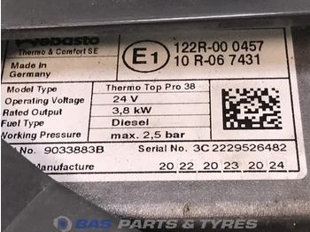 暖通系统 适用于 卡车 Webasto:图5 暖通系统 适用于 卡车 Webasto:图5