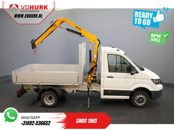 平板货车 Volkswagen Crafter 50 165 pk Effer 352S Kraan/ Crane/ Kran/ Autokran/ PTO/ Open laadbak/ Dubbel Lucht：图4