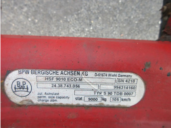 轴及其零件 适用于 卡车 BPW HSF 9010 ECO-M SN4218/TYPE S90TDB 0007//9000KG/105 KM：图5