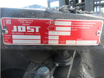 备用轮联轴器 适用于 卡车 jost JSK 40 //G50-X D 152 SCHOTEL EX MAN 18.460 MODEL 2018:图5 备用轮联轴器 适用于 卡车 jost JSK 40 //G50-X D 152 SCHOTEL EX MAN 18.460 MODEL 2018:图5