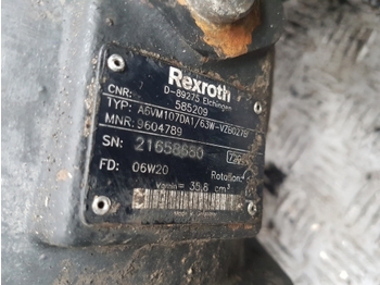 液压泵 适用于 伸缩臂叉装车 Manitou Mrt2540 Drive Motor, Reducer Rextroth A6vm107da1/63w-vzb027b, 9604789：图2