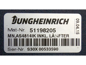 ECU 适用于 材料装卸设备 Jungheinrich 51159321 | Rij/hef regeling drive/lifting controller AS4814Ik Index：图5