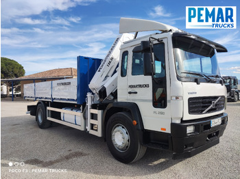 栏板式/ 平板卡车, 起重车 VOLVO FL 250 GRUA CAJA FIJA：图4