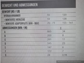 新的 液压锤 适用于 建筑机械 Montabert Hydraulikhammer SD6 Trägerklasse: 0,7 - 1,2 t:图3 新的 液压锤 适用于 建筑机械 Montabert Hydraulikhammer SD6 Trägerklasse: 0,7 - 1,2 t:图3