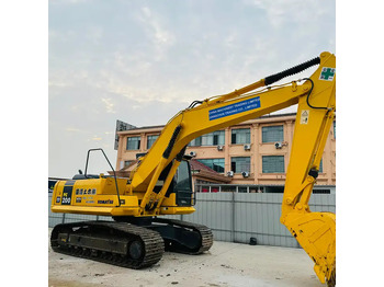 履带式挖掘机 Original Japan Used Crawler Excavator Komatsu Pc200lc-7 Pc220lc-7 A/c Cabin In Shanghai：图2