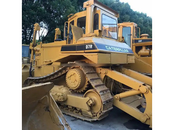 推土机 Used Cat Caterpillar D7r Bulldozer Japan Original Cheap Price Small Crawler Bulldozer D7r with good condition on Sale：图2