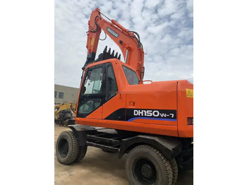 履带式挖掘机 Wheel digging excavator Used DOOSAN150W DH150W DH150W-7 / second-hand KOREA engine DOOSAN DH 150 150W-7 DOOSAN150：图4