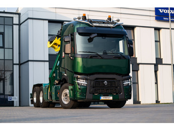 新的 木材运输车, 起重车 用于运输 木材 RENAULT TRUCKS C  P6X4 DO DŁUŻYC  na stanie / Renault type C P6x4 long timber transport body / Renault Typ C P6x4 mit langer Holztransportkonstruktion  /   /：图2