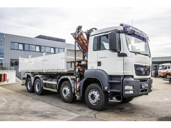 翻斗车, 起重车 MAN TGS 35.400+TEREX 16T/2：图5