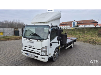 栏板式/ 平板卡车, 起重车 Car ISUZU N2R (2013) platform with HDS DN 4.0/2 (2021)：图4