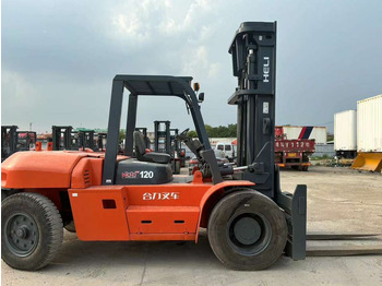 HELI 12Ton Diesel Forklift CPCD120 Fast Delivery with Competitive Price for Farms with Core Components Pump Engine Motor Gearbox 租赁 HELI 12Ton Diesel Forklift CPCD120 Fast Delivery with Competitive Price for Farms with Core Components Pump Engine Motor Gearbox：图3