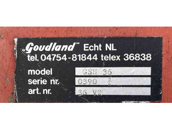 圆盘耙 Goudland GSH 36 Schijveneg grondbewerking.：图3