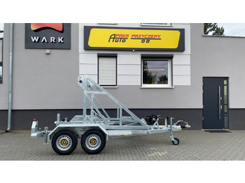 新的 电缆拖车 PRZYCZEPA WARK KABLOWA Z WCIĄGARKĄ RĘCZNĄ, DMC 3500 KG / WARK Cable Trailer with Manual Winch, DMC 3500 KG：图5