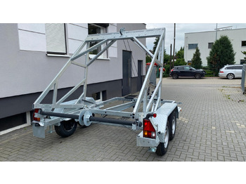 新的 电缆拖车 PRZYCZEPA WARK KABLOWA Z WCIĄGARKĄ RĘCZNĄ, DMC 3500 KG / WARK Cable Trailer with Manual Winch, DMC 3500 KG：图4