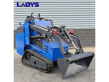新的 滑移装载机 LADYS Free Shipping Mini Skid Steer Loader Compact Track Electric/Diesel Chinese Mini Skid Steer Loader For Sale With Mini Skid Steer Attachments 4 In 1 Bucket：图3
