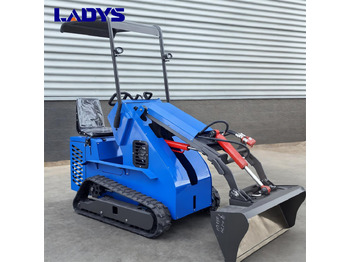 新的 滑移装载机 LADYS Free Shipping Mini Skid Steer Loader Compact Track Electric/Diesel Chinese Mini Skid Steer Loader For Sale With Mini Skid Steer Attachments 4 In 1 Bucket：图5