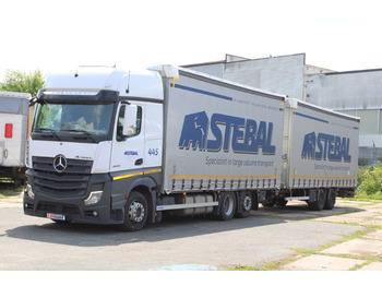侧帘卡车, 侧帘拖车 Mercedes-Benz Actros 2542 NAVIGACE + PANAV TVK 18 M (8,20m x 2,4：图2