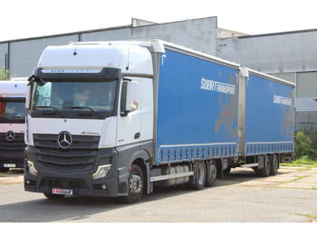 侧帘卡车, 侧帘拖车 Mercedes-Benz Actros 2542 NAVIGACE + PANAV TVK 18 M (8,20m x 2,4：图4