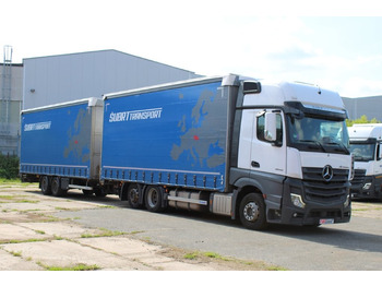 侧帘卡车, 侧帘拖车 Mercedes-Benz Actros 2542 NAVIGACE + PANAV TVK 18 M (8,20m x 2,4：图2