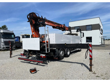 栏板式/ 平板卡车, 起重车 Mercedes-Benz Arocs 2545, HDS ATLAS 186.3 - PILOT：图5