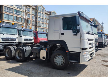 新的 牵引车 SINOTRUK Howo 400hp Truck Tractor Price with Weichai Engine In Guinea：图2