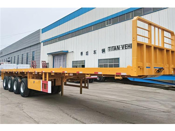 TITAN 4 Axle Flatbed Trailer for Sale Price In Senegal 租赁 TITAN 4 Axle Flatbed Trailer for Sale Price In Senegal：图3