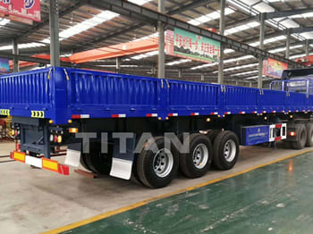 新的 翻斗半拖车 用于运输 散装材料 TITAN Side Dump Trailers for Sale in Nigeria：图3