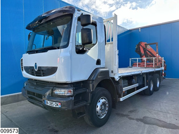 栏板式/ 平板卡车, 起重车 Renault Kerax 380 Dxi 6X4, EURO 6, Retarder, Palfinger, Remote：图3