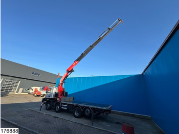栏板式/ 平板卡车, 起重车 Scania G 440 8x2, EURO 5, Fassi, Retarder, Remote：图5