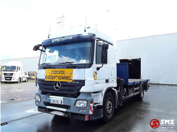 栏板式/ 平板卡车, 起重车 Mercedes-Benz Actros 1844 EPS：图3
