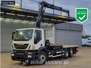 Iveco Stralis 310 Stralis 6X2 HIAB 144 BS-2 Crane Kran Lift+Steering-Axle Manual Euro 5 租赁 Iveco Stralis 310 Stralis 6X2 HIAB 144 BS-2 Crane Kran Lift+Steering-Axle Manual Euro 5：图1