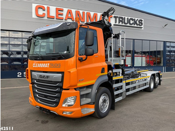 吊钩升降车, 起重车 DAF FAN CF 430 HMF 23 Tonmeter laadkraan：图2