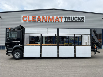 翻斗车, 起重车 DAF FAX CF 480 Euro 6 HMF 21 Tonmeter laadkraan：图2