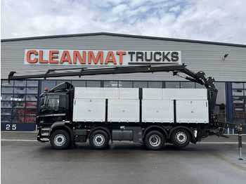 翻斗车, 起重车 DAF FAX CF 480 Euro 6 HMF 21 Tonmeter laadkraan：图3