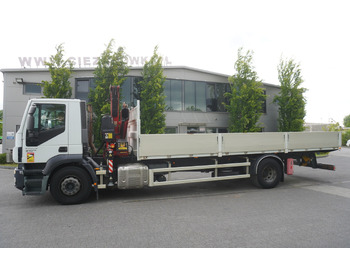 栏板式/ 平板卡车, 起重车 IVECO STRALIS 19.310 E6 / Flatbed 19 EPAL / FASSI F135 / 225 MTH! / 5.7 T：图5