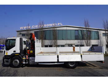 栏板式/ 平板卡车, 起重车 IVECO STRALIS 310 E6 / HDS FASSI 155 6.2 T / 250 thousand km：图5