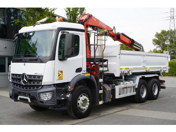 MERCEDES-BENZ Arocs 2636 / 6x4 / HDS Fassi / 3-Way Tipper / Bortmatic 租赁 MERCEDES-BENZ Arocs 2636 / 6x4 / HDS Fassi / 3-Way Tipper / Bortmatic：图4