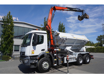 MERCEDES-BENZ Arocs 2636 / 6x4 / HDS Fassi / 3-Way Tipper / Bortmatic 租赁 MERCEDES-BENZ Arocs 2636 / 6x4 / HDS Fassi / 3-Way Tipper / Bortmatic：图2