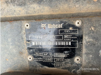 履带式挖掘机 BOBCAT E85