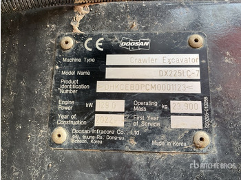 履带式挖掘机 DOOSAN DX225LC-7