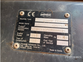 履带式挖掘机 DOOSAN DX225LC-7