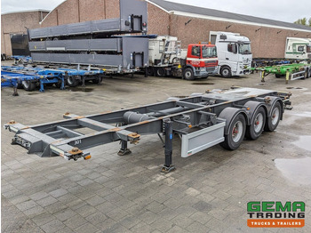 集装箱运输车/ 可拆卸车身的半拖车 Burg BPO 12-27 3-Assen BPW ADR EX/II EX/III FL OX AT - Trommelremmen - 20/30FT TankChassis - RVS Driptray/Toolbox (O1824)：图4