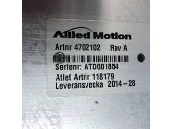 电气系统 适用于 材料装卸设备 Controller for Atlet:图4 电气系统 适用于 材料装卸设备 Controller for Atlet:图4
