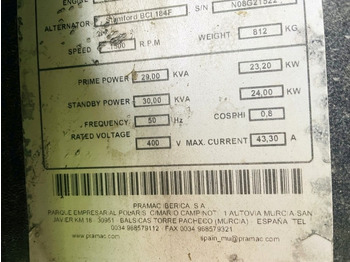 发电机组 Pramac GSL30 (3871):图4 发电机组 Pramac GSL30 (3871):图4