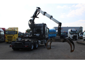 牵引车 Mercedes-Benz Arocs 2858 + PALFINGER Z15 (2022) + 6X4 + FOREST/WOOD/METAL EDITION：图3