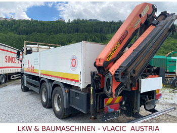 栏板式/ 平板卡车, 起重车 MAN TGS 33.440 6x4 Blatt/Blatt Mit Palfinger PK16500：图4